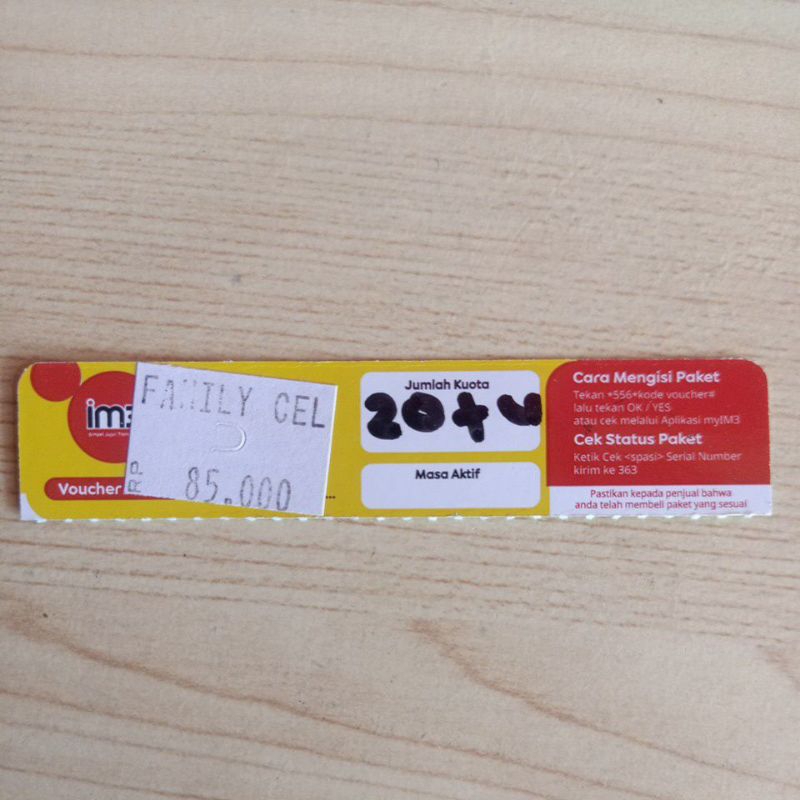 Voucher Indosat Freedom Unlimited 20gb 30hari