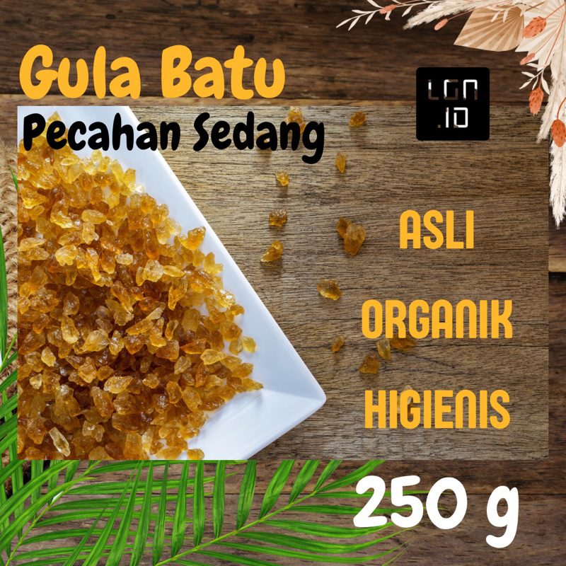 

GULA BATU PECAHAN KECIL ORGANIK ROCK SUGAR 250 GRAM