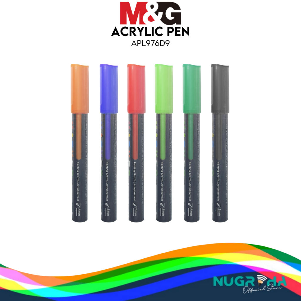 

M&G Acrylic Marker 28 Pilihan Warna Marker Multifungsi Spidol Akrilik
