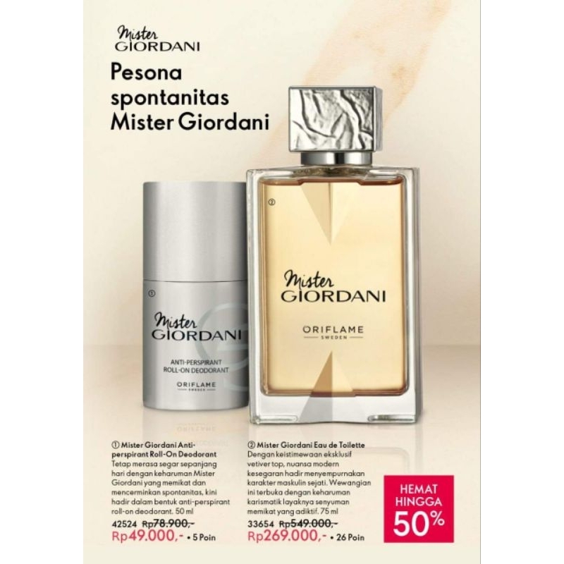 Mister Giordani edt Mister giordani aqua edt Mister Giordani Roll on deodorant