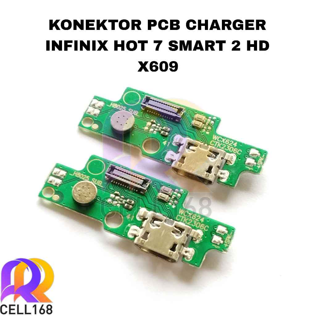 FLEXIBLE KONEKTOR CHARGER INFINIX HOT 7 SMART 2 HD X609 PCB BOARD CAS MIC