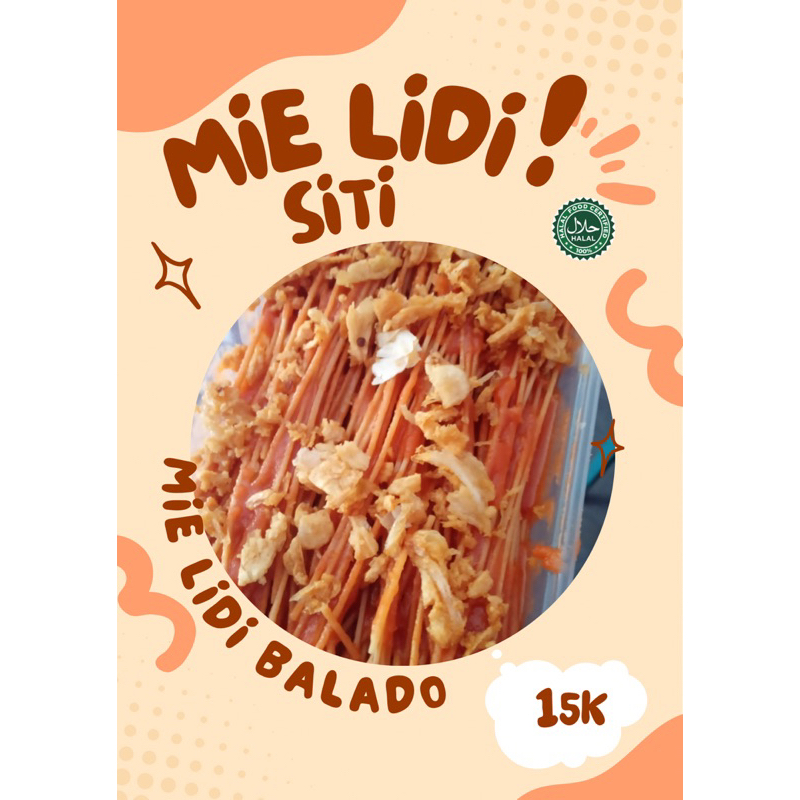 

Mie Lidi Balado Basah