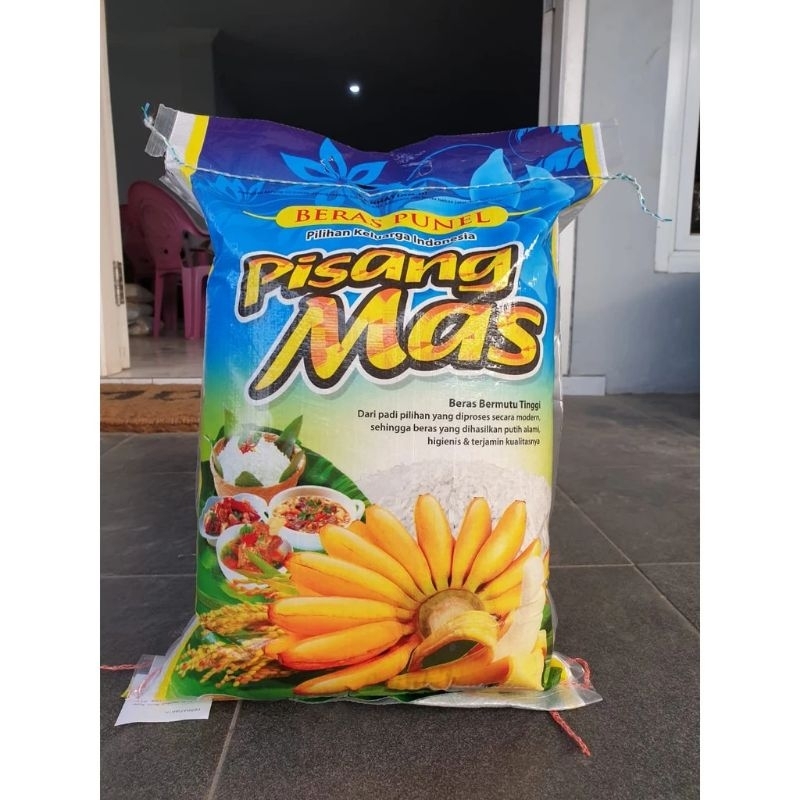 

beras pisang mas, ecer per kg