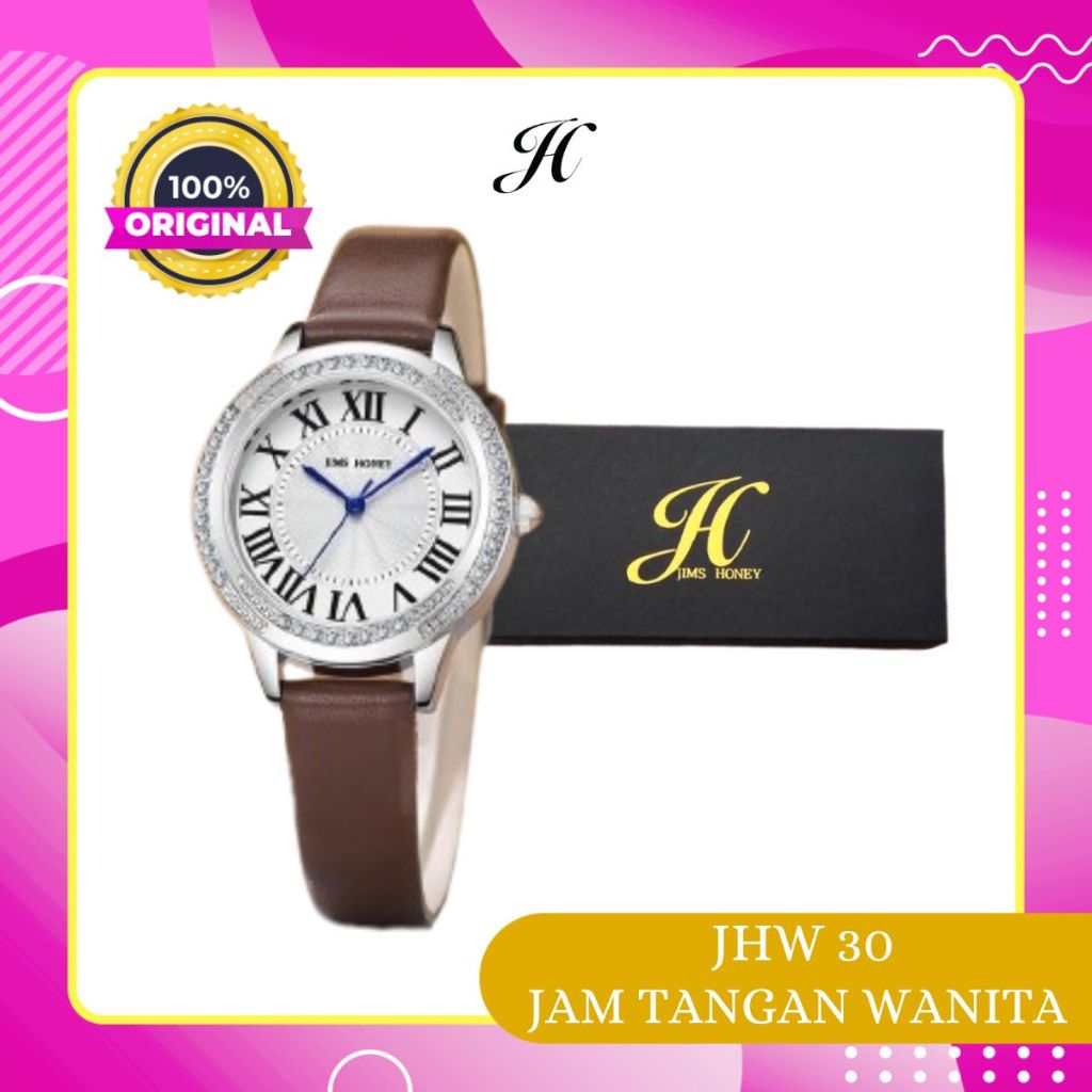 Jims Honey JHW 30 Jam Tangan Water Resistant Wanita Terbaru 2023