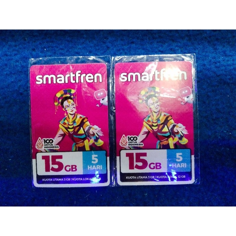 NEW VOCHER SMARTFREN 15 GB / 5HARI FULL KUOTA REGULER