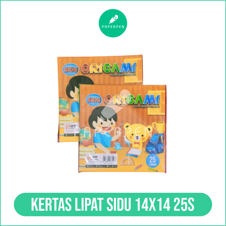 

(Pak10) Kertas Lipat Sidu 14X14 25S / Origami Sidu