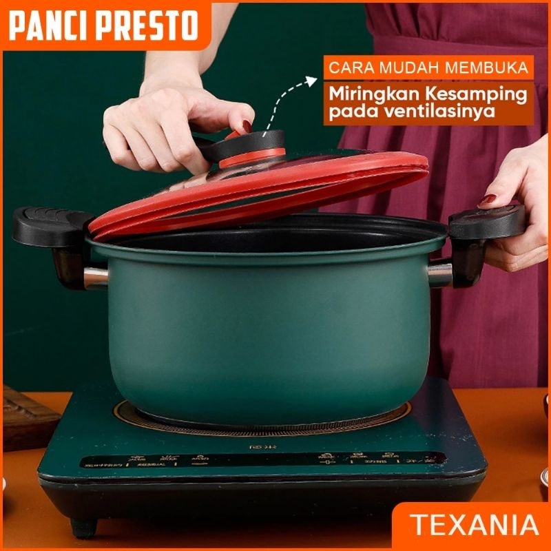 Panci presto 3,5 liter panci presto anti lengket panci presto viral panci serbaguna panci hotpot pan