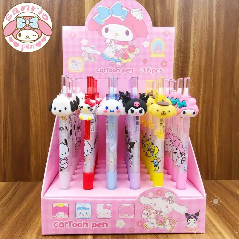 

(Ecer) PEN GEL- BALLPOINT PEN SANRIO KUROMI MELODY HELLOKITTY QM-801