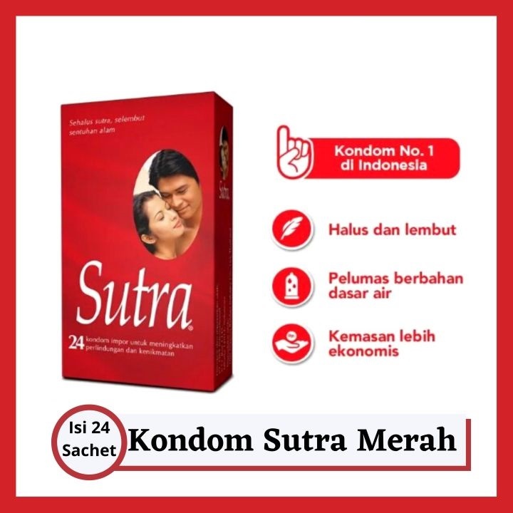 Kondom Sutra Merah Isi 12 Pcs Kondom Tipis Sutra / BISA BAYAR DI TEMPAT (COD)