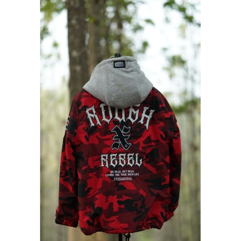 New Tread Camo Red Coach - RoughAndRebel Official Store