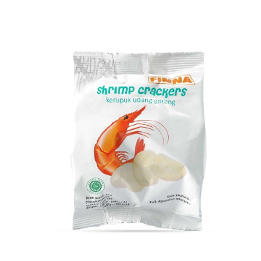 

Bestseller.. Kerupuk Udang Goreng FINNA shrimp Crackers 10gr / Harga per 10pcs JND