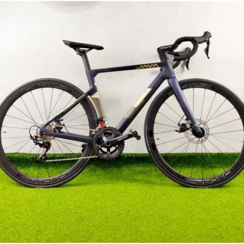ROADBIKE ALL NEW JAVA VESUVIO 2021 UCI INTERNAL CABLING SHIMANO 105 - BLACK 48