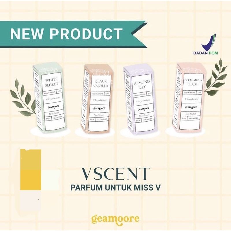 GEAMOORE Vscent Miss V Parfume Roll On