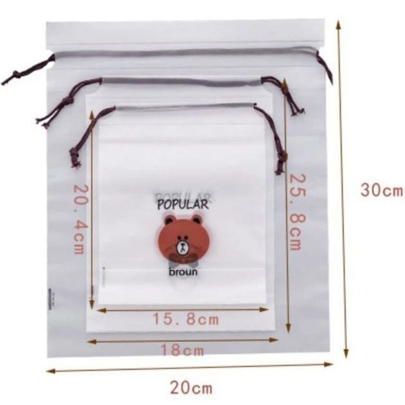 pouch serbaguna tas serut make up kosmetik