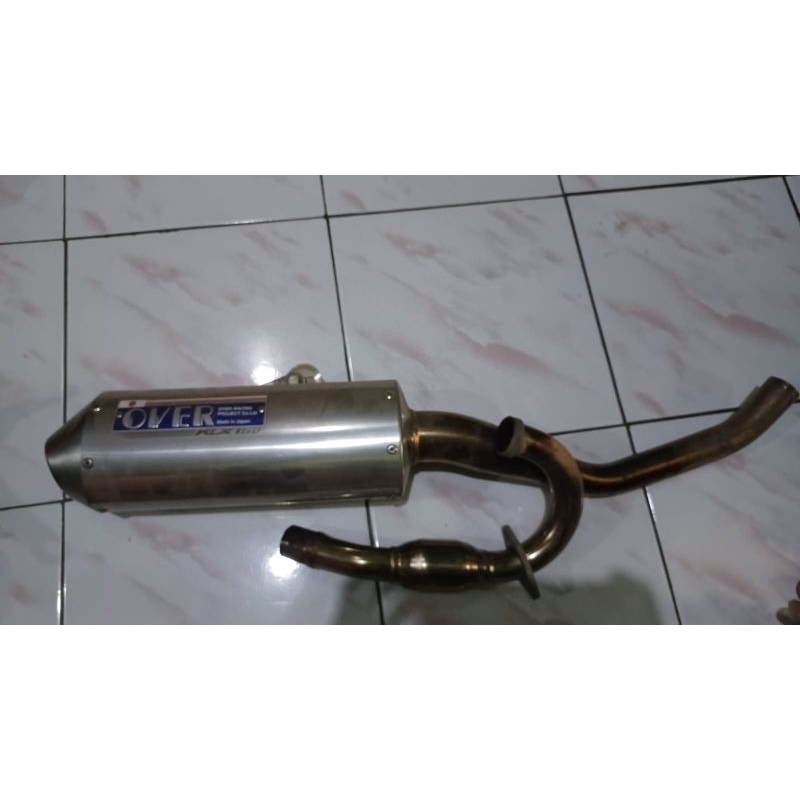 knalpot over ori klx/D-Tracker