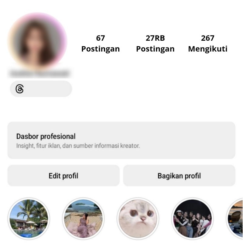 AKUN INSTAGRAM 27.000 Follower Bersih Pelanggaran
