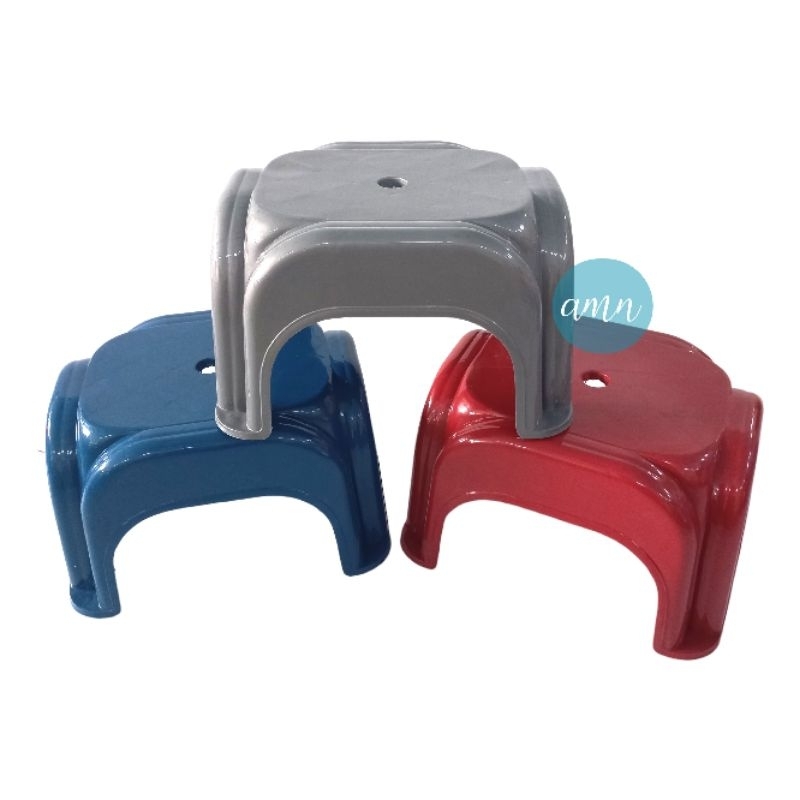 Bangku Jongkok Plastik / Kursi Jongkok / Kursi Plastik / Kursi Kaki Pendek Serbaguna