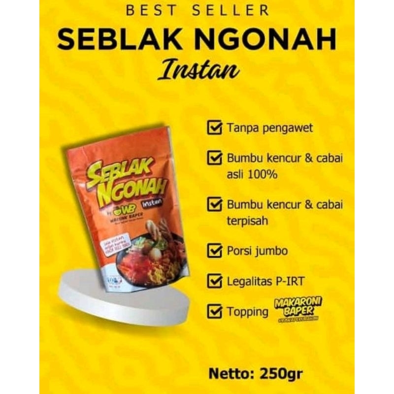 

Seblak Ngonah Instan