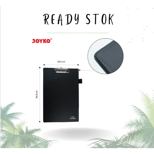 

CLIP BOARD CLB-61 JOYKO / PAPAN UJIAN / CLIP BOARD CLB-61 (F4) JOYKO / PAPAN JALAN (PCS)