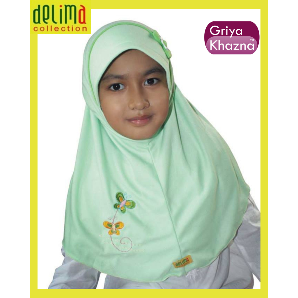 Kerudung Sekolah Anak Jilbab Daily Anak Perempuan Bergo Anak Delima JAB 07A