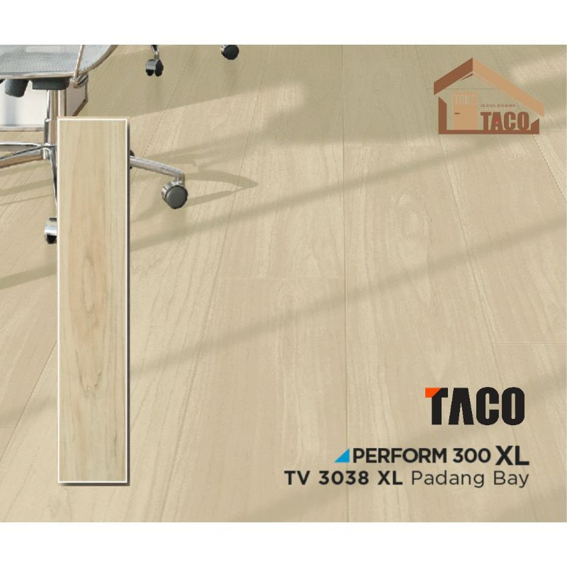 TV 3038 XL Padang Bay lantai motif kayu TV 3038 XL padang Bay untuk interior kantor tebal 3mm/box