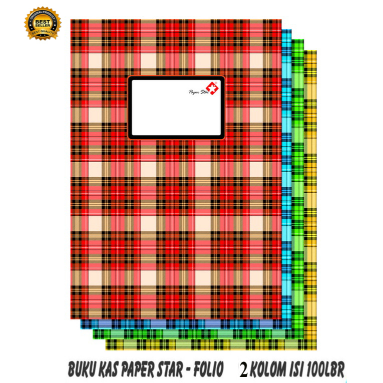 

Buku Kas Folio 100 Paper Star 2 Kolom - FOLIO 2 KOLOM