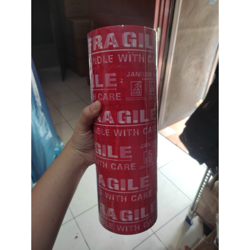 

LAKBAN FRAGILE MURAH 1 DUS UKURAN 48MM X 80 YARD