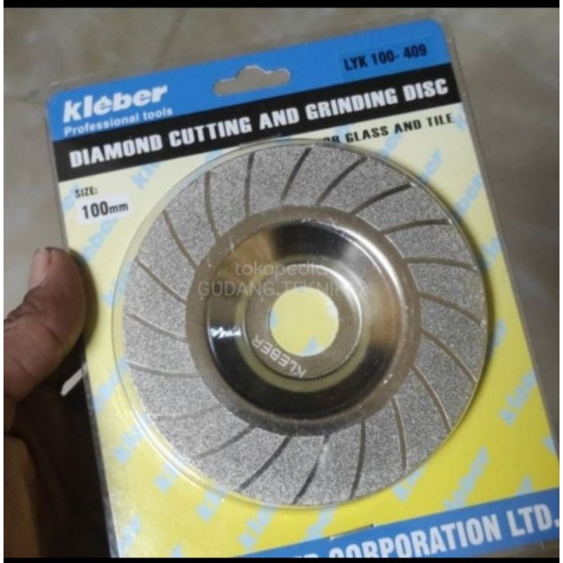 Mata gerinda diamond poles bevel keramik kaca klebeR mangkok