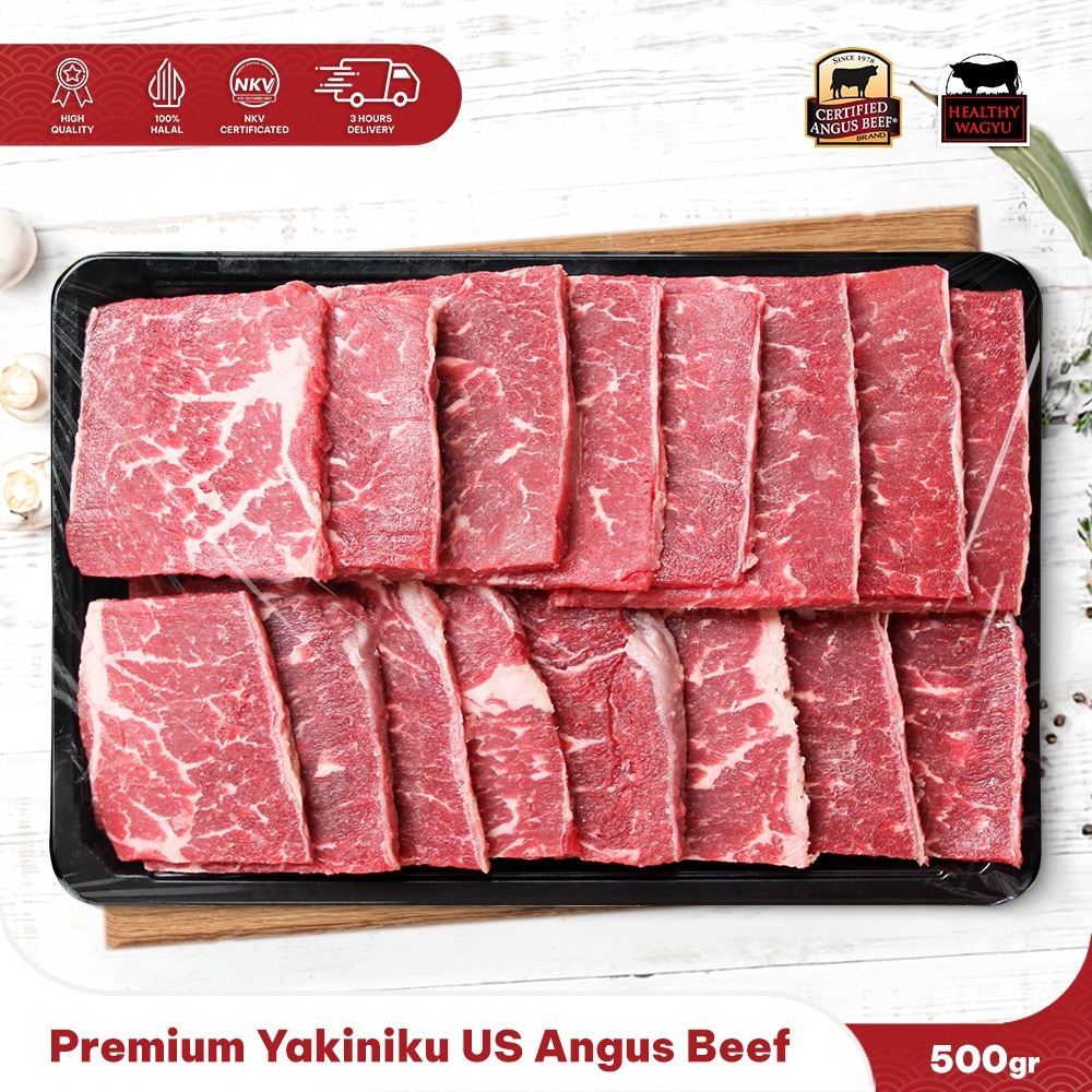 

Premium Yakiniku US Certified Angus Beef 500gr HealthyWagyu