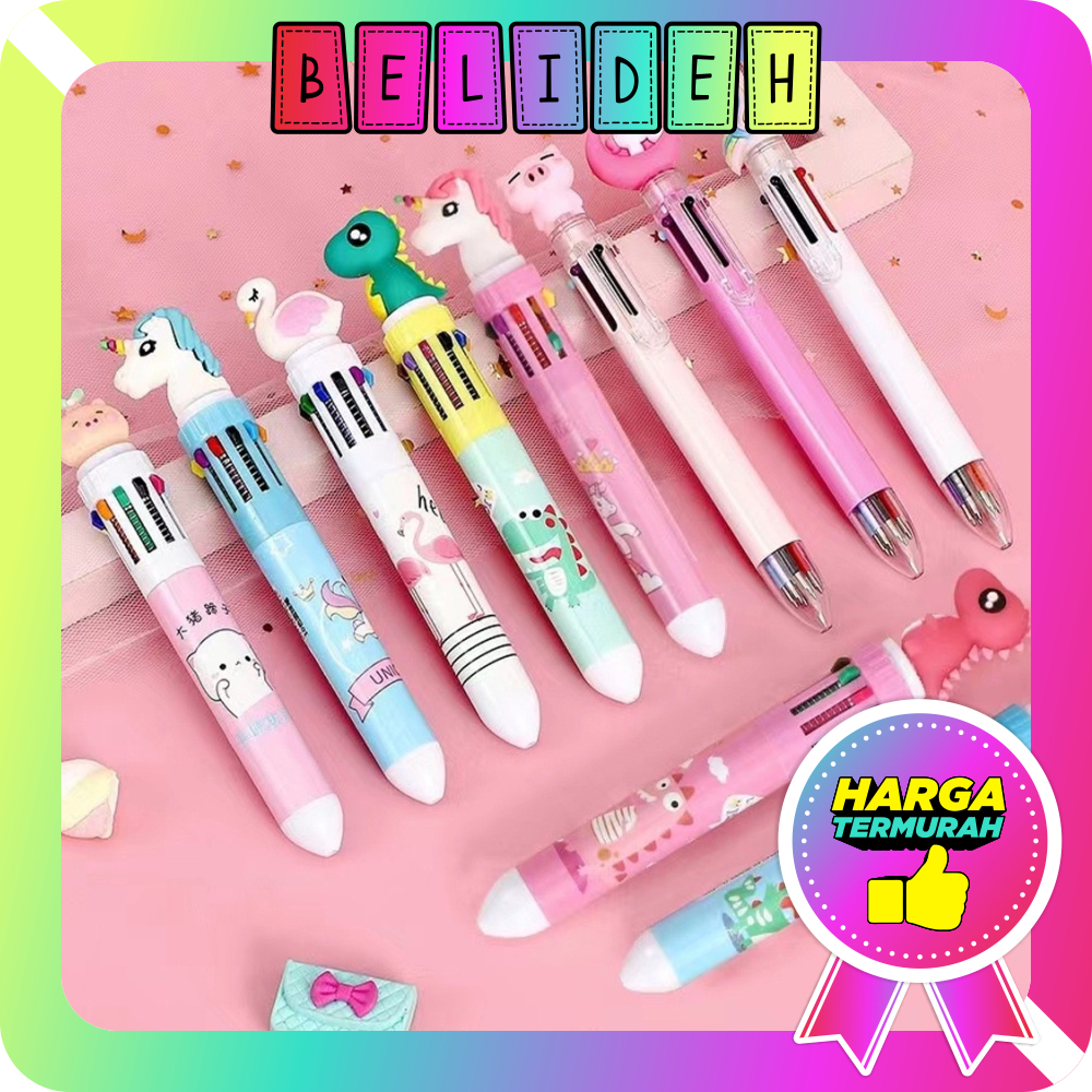 

☛BELIDEH☚ Pulpen 10 warna bermotif lucu/pulpen/pulpen anak anak S106