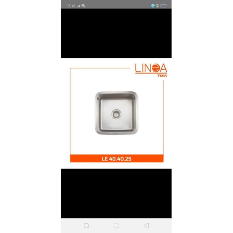 kitchen sink linea LE40.40.25