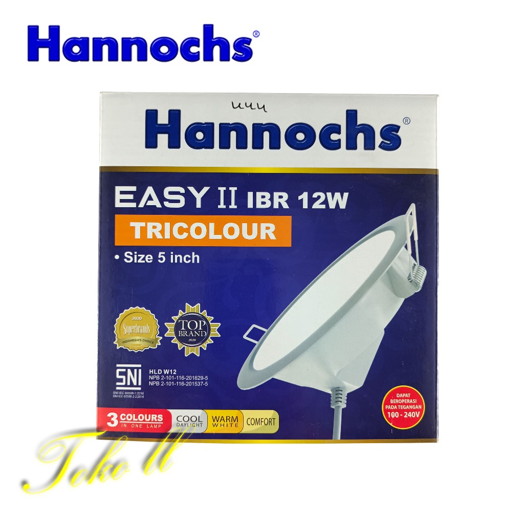 Downlight Hannochs Easy II IBR 12w Tricolour