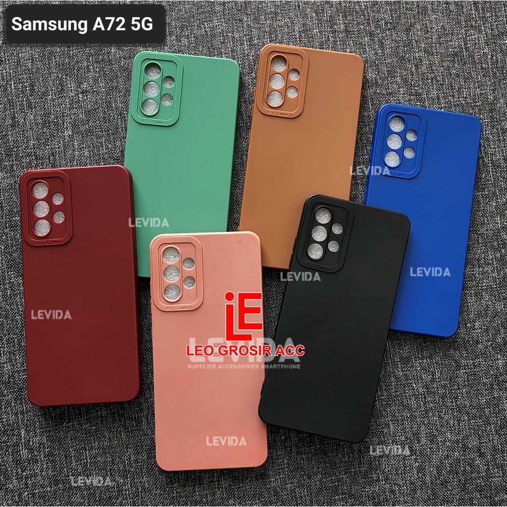 CASE SAMSUNG A72 CASE PRO CAMERA MACARON CASE SAMSUNG A72
