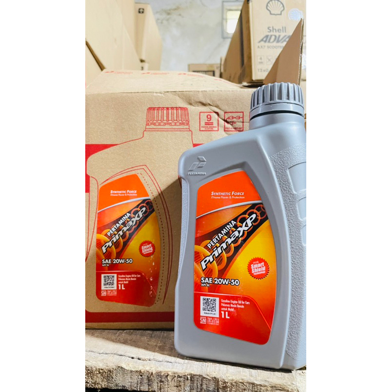 Pertamina Prima XP 20W-50 - Pelumas Oli Mesin Motor 1 Liter Original