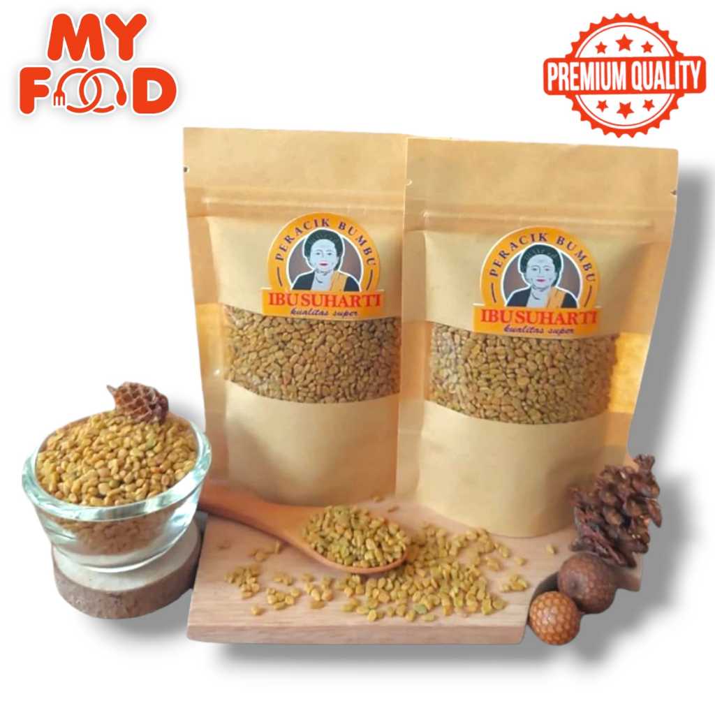 

[Myfoodofficial] - Ibu Suharti Rempah Halba / Kalbet / Fenugreek / Methi India Kualitas Premium