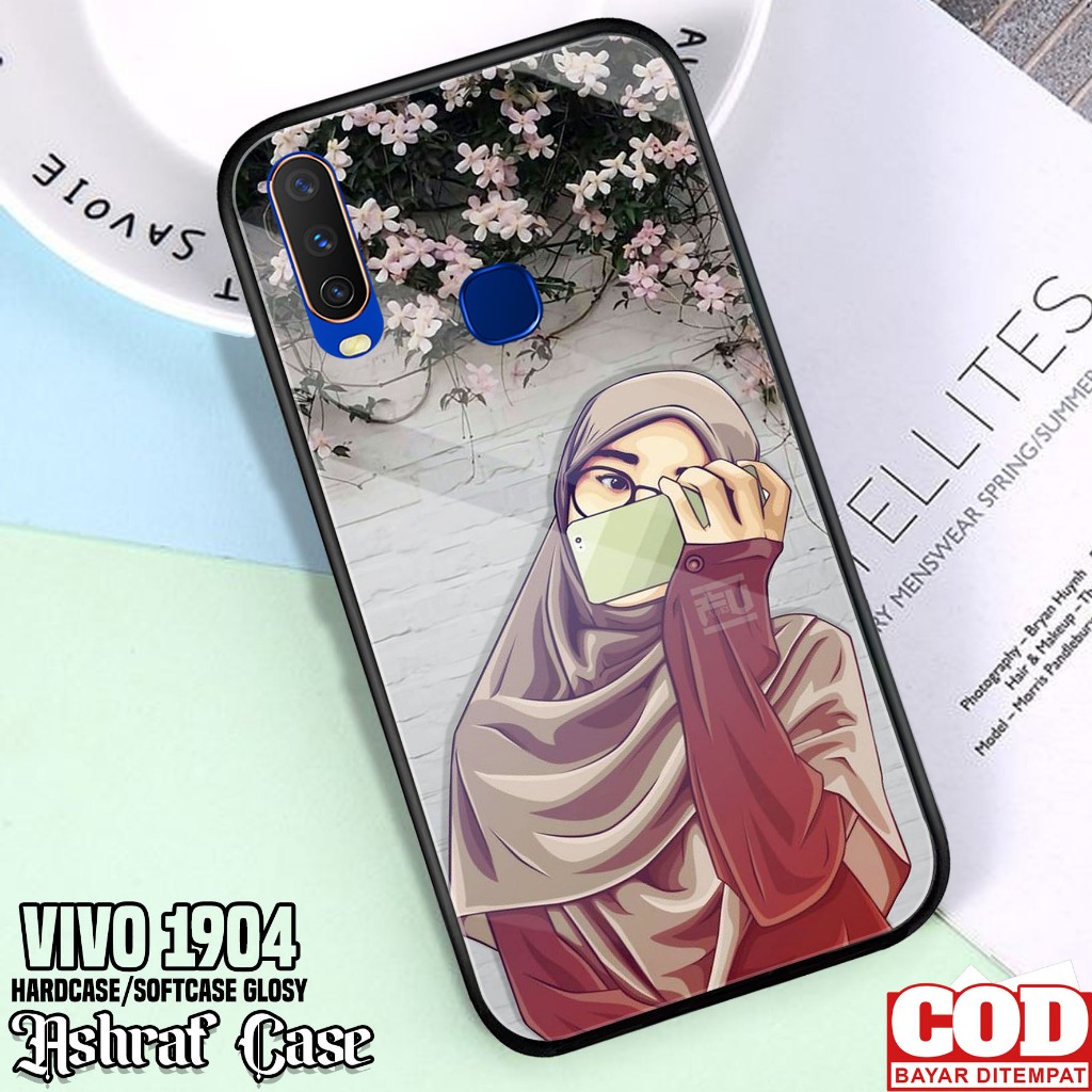 Case Vivo 1904 - Casing Vivo 1904 ( HJB ) Silikon Hp Vivo 1904 - Softcase Glass Kaca - Kondom Hp - K