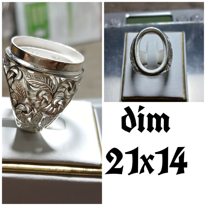 Ring perak ukir full