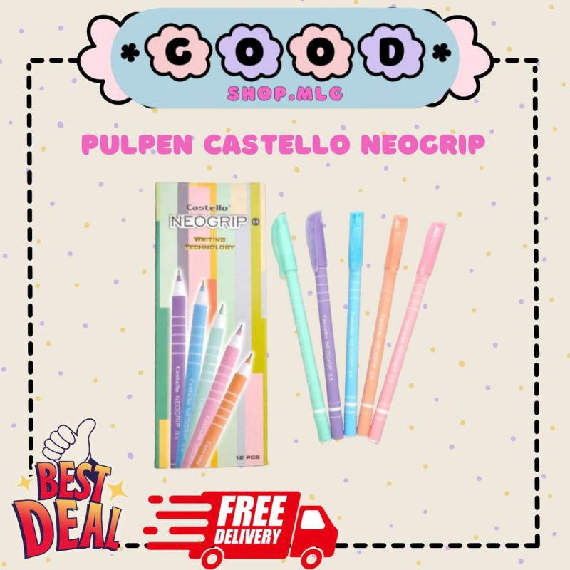 

[PACK] BOLPEN STANDART CASTELLLO NEO GRIP 12 PCS