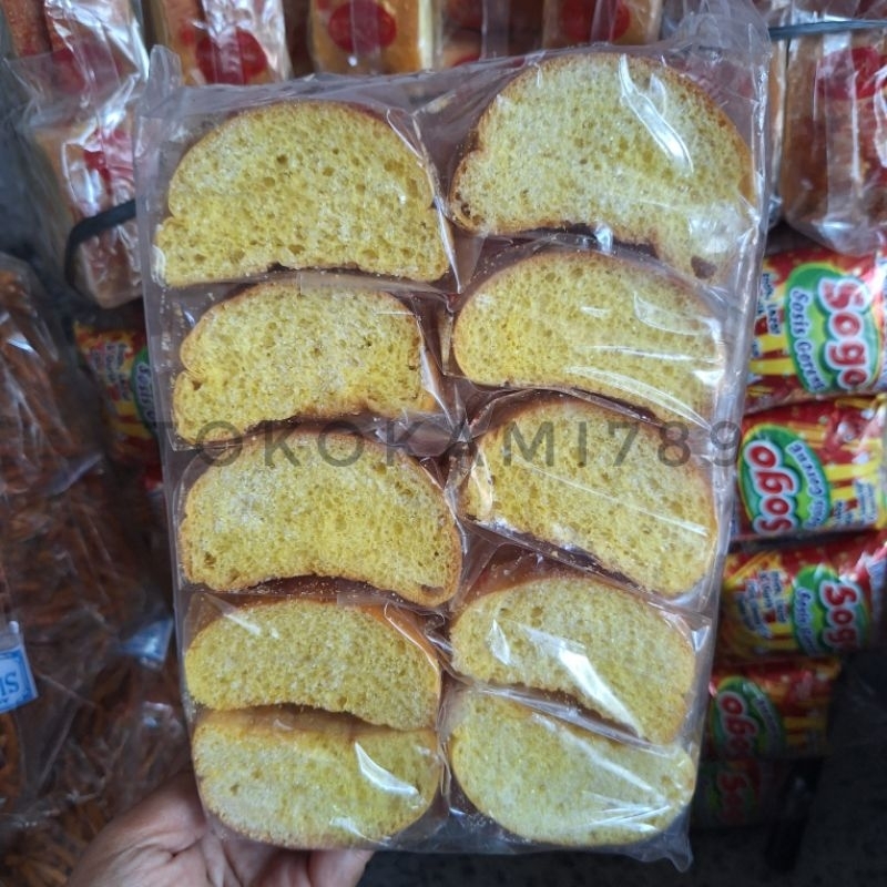 

Roti Kering Sri Roti Tabur Gula Pasir 1 Pak isi 10 Bungkus