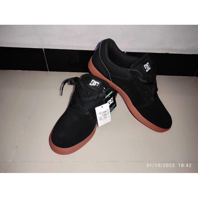 [READY STOK SIAP KIRIM] DC Shoes Cupsole Shoe Crisis 2 Black/Gum Sepatu ORIGINAL US 10 / UK 9 / EUR 