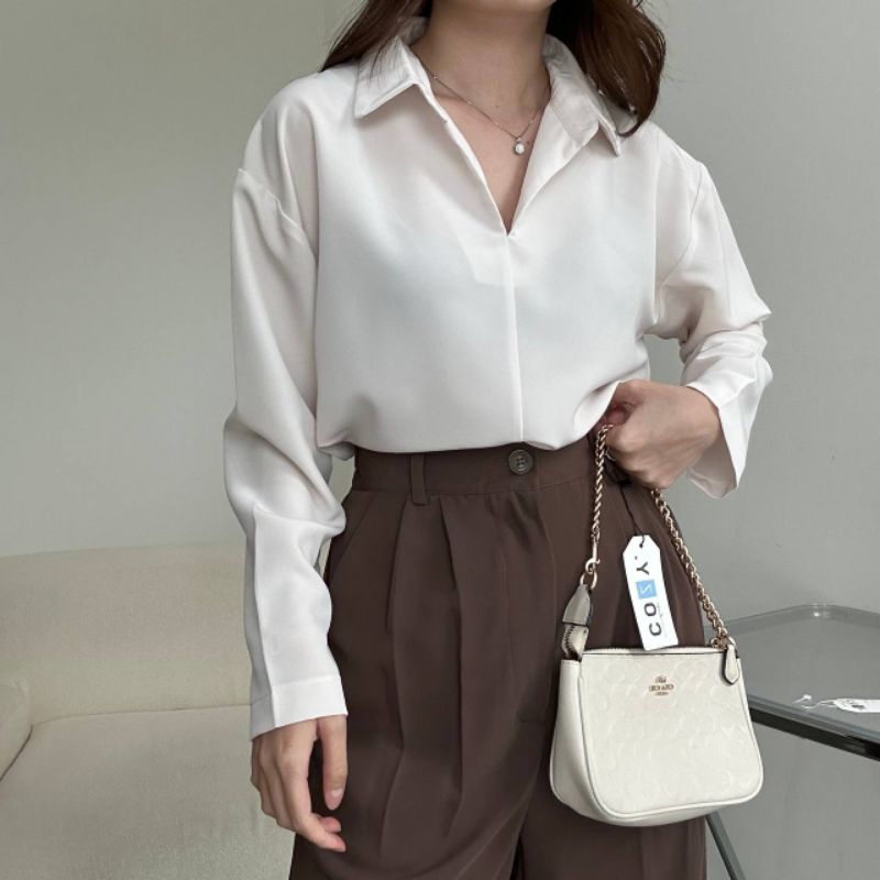 Alaia Kemeja Blouse Korean Wanita