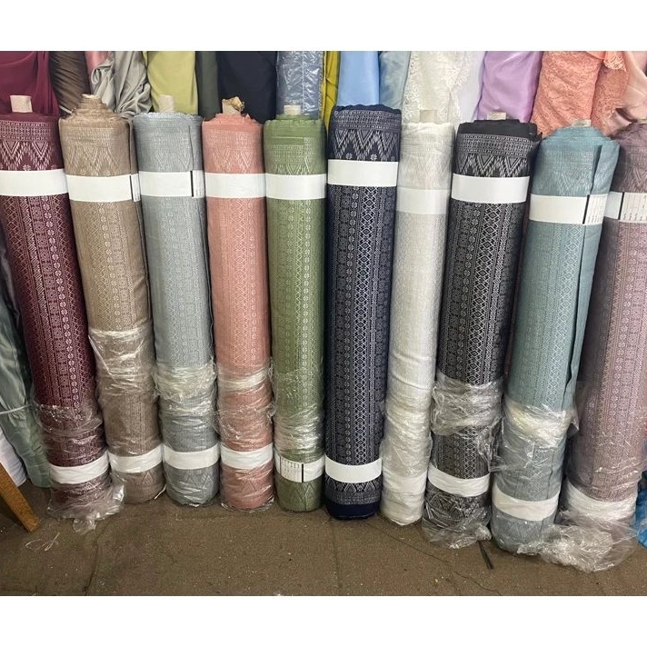 ➾❈❁ ( COD) Kain songket 3D/ Bakal songket /Bahan songket 3D/ Songket Tenun /Songket Palembang / song