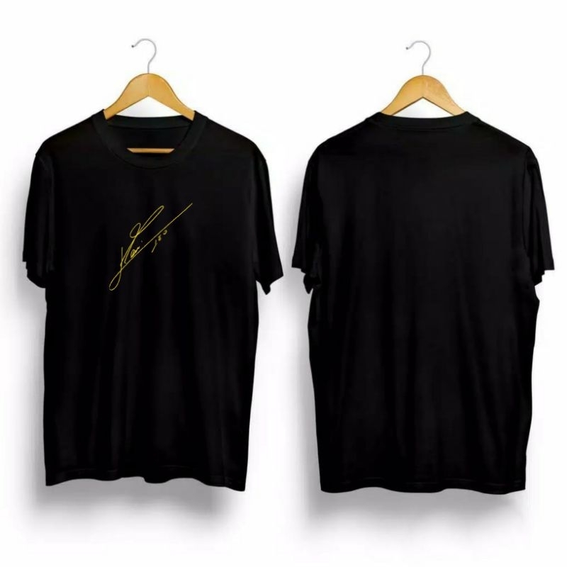 kaos tanda tangan Lionel Messi kaos unisex bisa dipakai untuk pria dan wanita
