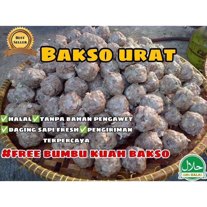 

BAKSO URAT Met Food isi 50 pcs Frozen Food