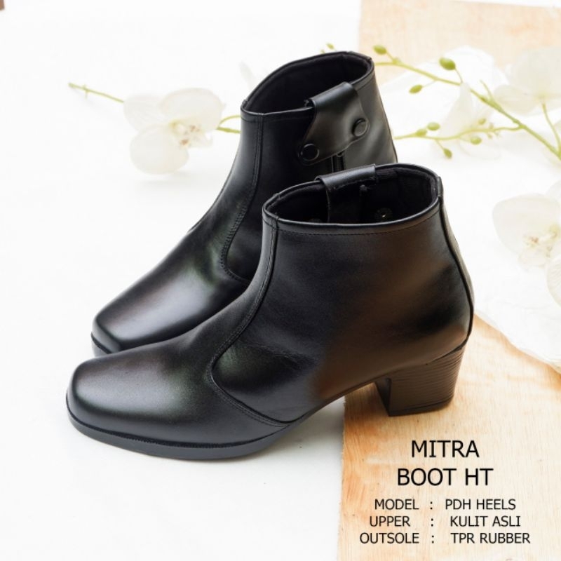 Sepatu Kulit PDH Wanita Kulit Sapi Asli Terbaik