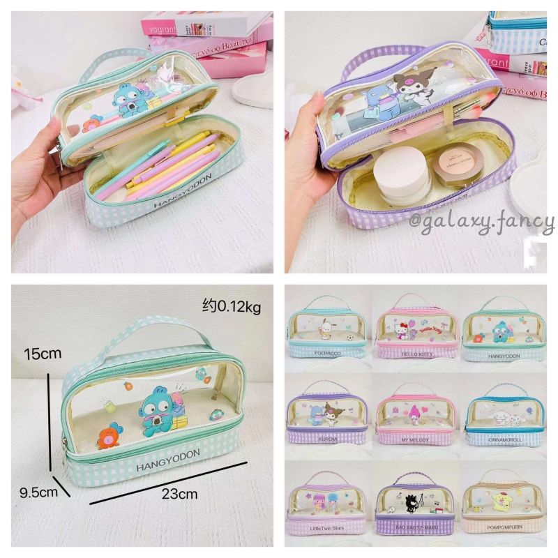 

TEMPAT PENCIL/TAS TRANSPARAN PENCIL CASE KARAKTER