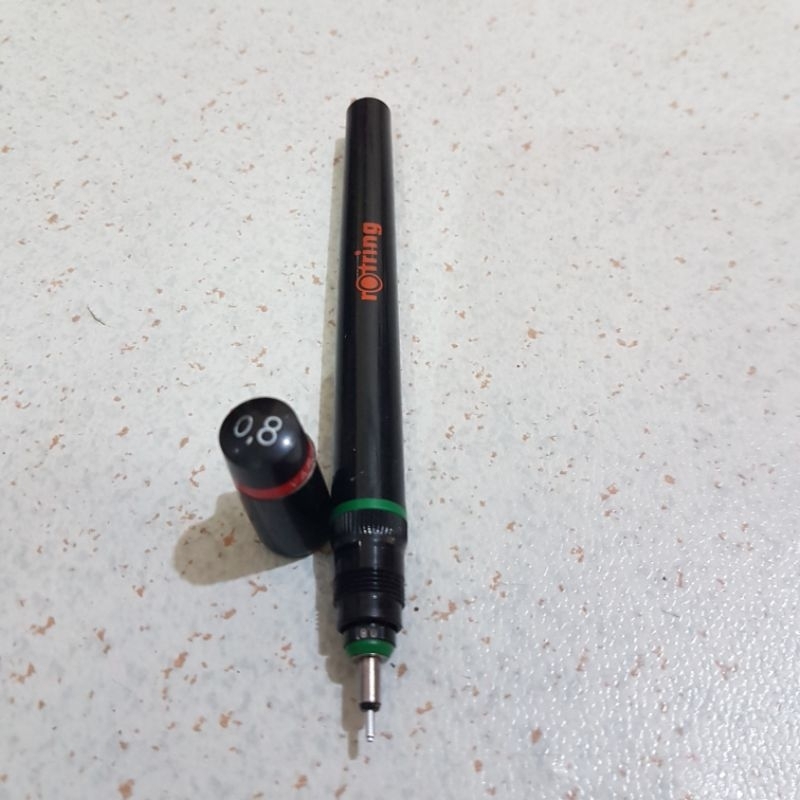 

Jarang Rotring Variant 0.8 keluaran lama asli tua rapido pulpen teknik