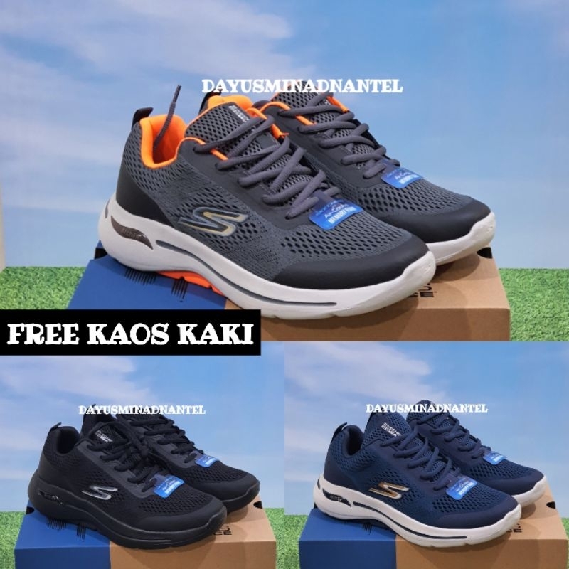 Sepatu Pria Skechers Go Walk 5 Trainer / Sepatu Skechers Arch fit Trainer