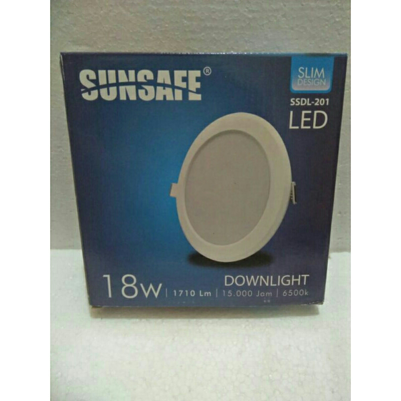 Downlight LEd Panel 18 Watt/ IB Panel 18 watt SUNSAFE Cahaya Putih