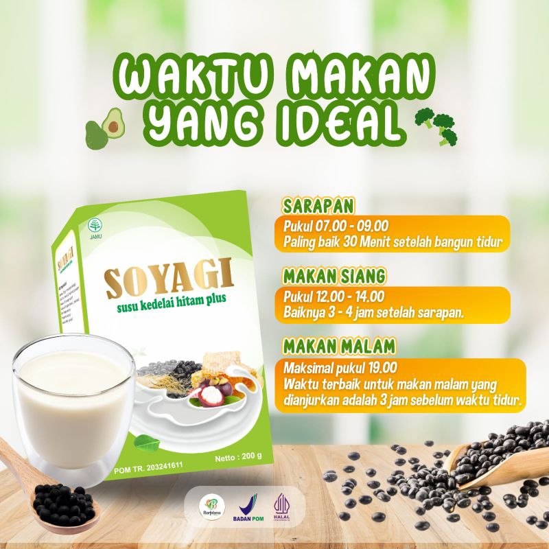 

SOYAGI Susu Kedelai Rendah Kalori Lemak Diet Efektif
